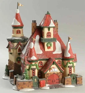Dept 56 North Pole Village Rt 1, North Pole Home Of Mr & Mrs Claus W/Box 7667484 - Picture 1 of 1