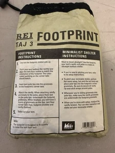 REI Taj 3 Zelt Stellfläche Bodenplane Ersatz Bodenschoner Camping unbenutzt - Bild 1 von 3