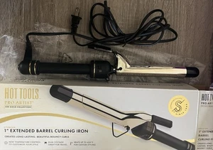 Hot Tools Pro Artist 24K Gold Curling Iron | Long Lasting, Defined Curls (1 in) - Picture 1 of 12