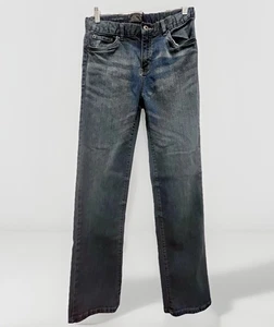 Lucky Brand Classic Straight Adj Waist Stretch Denim Jeans Wash Boys 18 Blue Y2K - Picture 1 of 8