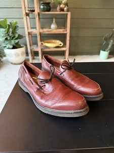 Vintage Allen Edmonds Lifestyle Lederschuhe Vibram-Sohle Mokassinnaht hergestellt in den USA Größe 13AA - Bild 1 von 7