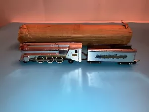 AMERICAN FLYER 1953 #356 SILVER BULLET LOCO & TENDER IN ORIGINAL CORRUGATED WRAP - Picture 1 of 12