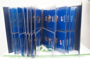 Colección de estampillas de plata y medallas de bronce GE 999 24K de los presidentes estadounidenses de la Casa de la Moneda de Estados Unidos - Imagen 1 de 14