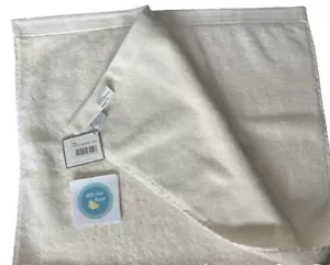 Alfombra de baño One FRETTE Cream Essentials 100 % algodón Portugal 20 x 36 nueva con etiquetas - Imagen 1 de 5