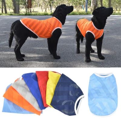 Pet Vest Cat Clothes Puppy Vest Pet Clothing Dog T-shirts Breathable Mesh Cute. - Image 1 of 4