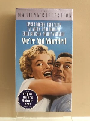 We're Not Married-The Marilyn Collection-Factory Sealed VHS Tape-1952 Movie - Image 1 of 4