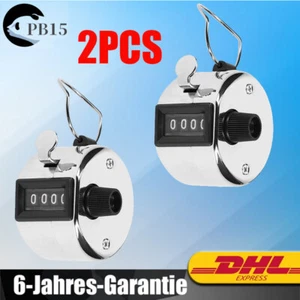 Mechanischer Hand Zähler Schritt Stück Mengen Personen Counter Finger Klicker DE - Bild 1 von 8