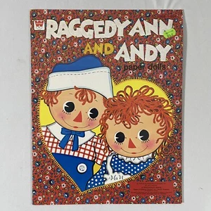 Vtg Raggedy Ann & Andy Paper Doll Book 1978 NEW UNCUT Whitman Punch-out Clothes - Picture 1 of 7