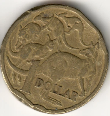 Australia - 1984C - 1$ - Elizabeth II - 2nd Portrait - Mob of Roos - #9527 - Image 1 of 2