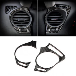 Carbon Fiber Air Conditioning Vent Sticker Trim For LEXUS IS250 300 350 2006-12 - Picture 1 of 10