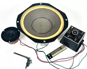 Vtg JBL Lancer 66 L66 Speaker Woofer Driver Crossover & Tweeter + Emblem & Screw - Picture 1 of 14