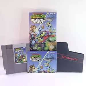 Teenage Mutant Ninja Turtles III: The Manhattan Project (Nintendo NES) Auténtico - Imagen 1 de 24
