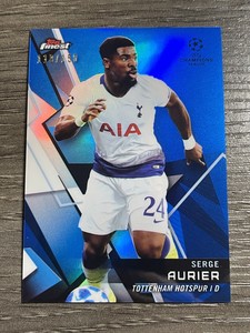 2018-19 Topps Finest UEFA Champions League Blue #43 Serge Aurier /150