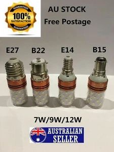 5X B22 E27 E14 B15 LED Globe Corn Bulb 5730 SMD Light Lamp 7/9/12W Cool White - Picture 1 of 5