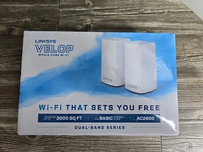 Linksys Velop Whole Home WiFi Dual Band Mesh Ac2600 WHW0102 - Image 1 of 4