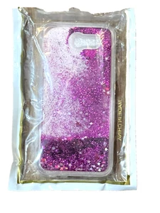 Protective Phone Case by for Samsung Galaxy J3 Emerge Purple Moving Glitter New - Picture 1 of 2