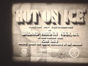 HOT ON ICE 1938 16MM B/W SOUND 400FT CINE FILM ICE HOCKEY - Bild 1 von 15