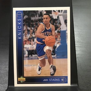 1993-94 Upper Deck International Spanish John Starks #48 German - Picture 1 of 2