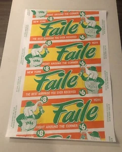 Faile "Paster" Green Print 24" X 36" LA Works on Paper 2011 Exhibit - Picture 1 of 1