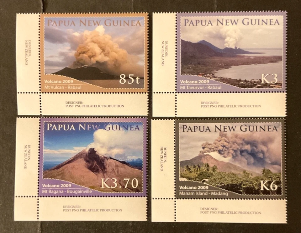 Estampillas Papúa Nueva Guinea Scott #1407-10 nunca articuladas Foto 1 de 1