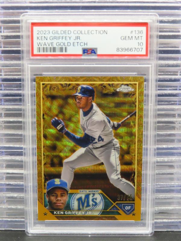 Ken Griffey Jr. 2023 Topps Gilded Collection #136 Wave Gold Ken Griffey Jr. 2023 Topps Gilded Collection #136 Wave Gold