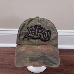 High Point University HPU Camouflage Camo Adjustable Hat Cap Strapback 47 Brand - Picture 1 of 10