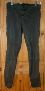 Sanctuary Light Black Ruched Pants Made in USA, Womens Waist Sz 29 - Picture 1 of 7