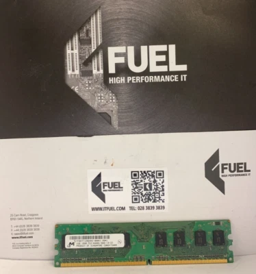 Micron  1GB DDR2 ram memory module PC2-6400  -  MT8HTF12864AZ-8001H1 - Image 1 of 3