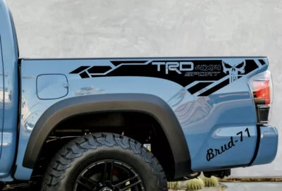 Toyota Tacoma TRD 4x4 Sport ( 2022-2016 ) Side Vinyl Decals Stickers Graphics  - Image 1 of 4