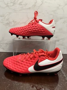 Mens Nike Legend 8 Club FG/MG Crimson Tiempo Soccer Cleats AT6107 606 Sz: 5 - Picture 1 of 7