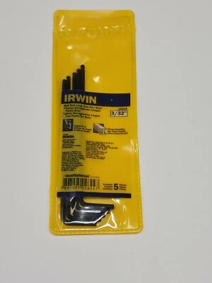 irwin ball end hex keys 3/32'' - Image 1 of 2
