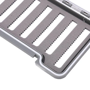 (Long Hole)Fly Fishing Box Waterproof Transparent ABS Shell MN - Picture 1 of 24