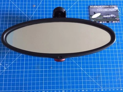 BMW E46 M3 & CSL Oval Auto-Dimming Rearview mirror Auto Dim. *REFURBISHED UNIT* - Image 1 of 4