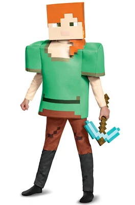 Nuevo Disfraz Minecraft Alex Deluxe para niño Foto 1 de 2