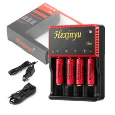 4 Slot Battery Charger 26650/18650/18490/17335/16340/10440Li-ion Ni-Mh AA AAA MI