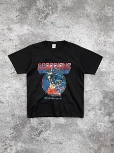 Scorpions Savage Amusement Vintage 1988/90 Heavy Metal Rock T-Shirt Size L - Picture 1 of 3