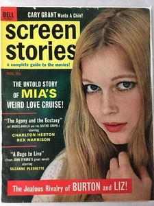 screen stories	magazine:  cary grant, burton, liz, mia , nov, 1965 - Imagen 1 de 1