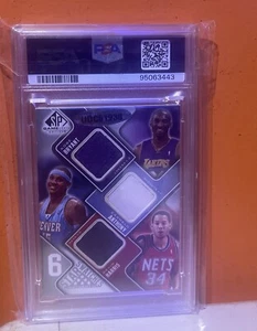 2009 10 UPPER DECK SP GAME USED 6 STAR SWATCHES KOBE BRYANT IN THE BACK - Picture 1 of 4