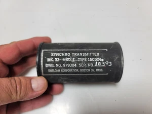Vintage Gauge Synchro Transmitter MK 33 15CDX4a  NOS c1954 - Picture 1 of 4