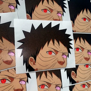 CALCOMANÍA DE COCHE OBITO REFLECTIVE ANIME PEEKER NARUTO SHIPPUDEN - Imagen 1 de 2