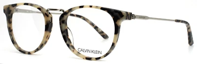 Óculos redondo feminino CALVIN KLEIN CK18721 106 tartaruga 49-19-140 B:43 - Imagem 1 de 4