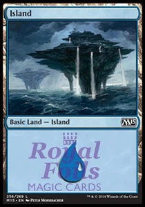 Island #256 2x FOIL MTG M15 Core Set Basic Land MINT blue - Picture 1 of 1