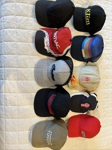 Ten Motor Sport, Motorcycle & Kenworth Baseball Caps. Vintage Toyota & Subaru. - Picture 1 of 7