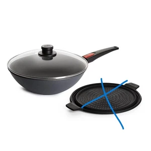 WOLL® Diamond Lite Schwenk- & Rührpfanne Ø 30cm inkl. Glasdeckel -ALLE HERDARTEN - Bild 1 von 5