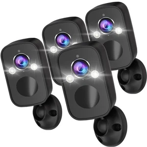 4Pack Security Cameras Wireless Outdoor for Home Security, 2K Battery Powered... - Picture 1 of 8