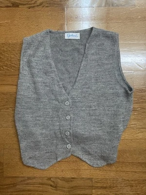 Vintage Garland  Gray Vest - Made in USA - Image 1 of 4