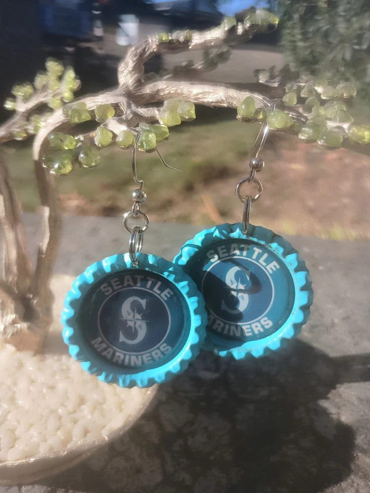 seattle mariners earrings - Image 1 of 1