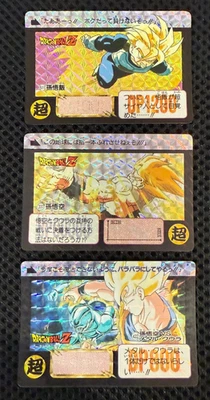 Dragon Ball Z Carddass No.337,422,511 Goku Gohan Holo Bandai Japan 1992 - Image 1 of 4