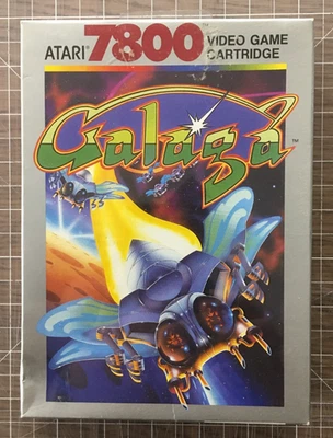 Galaga (Atari 7800, 1987) New Sealed with Hanging Tab - US Seller - Image 1 of 4