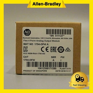 New Factory Sealed AB 1794-OF4I /A Flex 4 Point Analog Output Module 1794OF4I - Picture 1 of 6